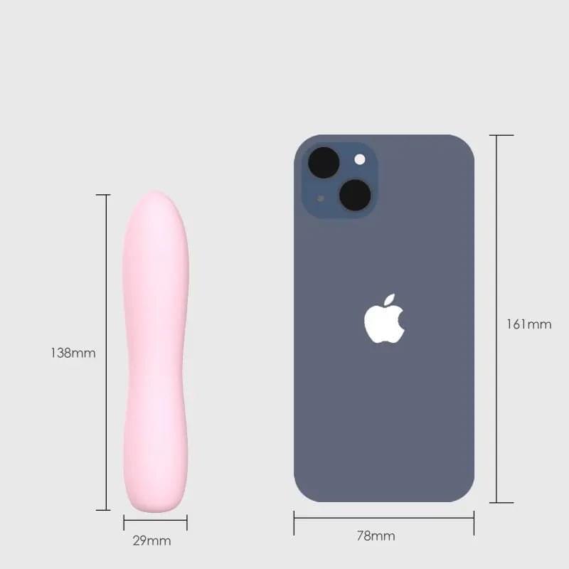 Bella Silicone 140mm Bullet Massager Pink SXE Discreet Intimate Essentials.