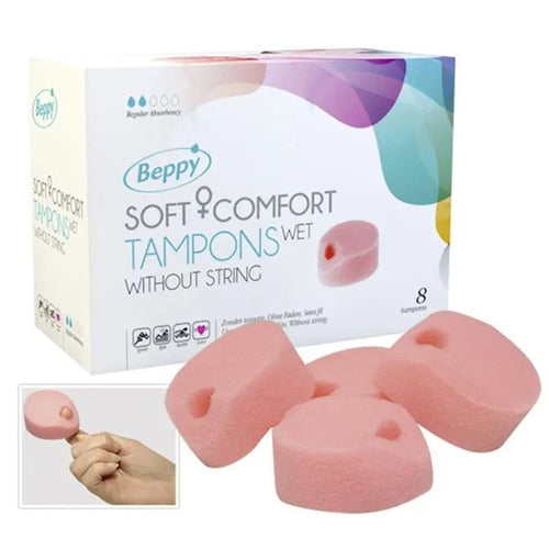 Beppy Soft+Comfort Wet 8 Pc Beppy Discreet Intimate Essentials.