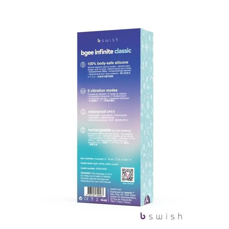 Bgee Infinite Classic Purple Bswish Discreet Intimate Essentials.