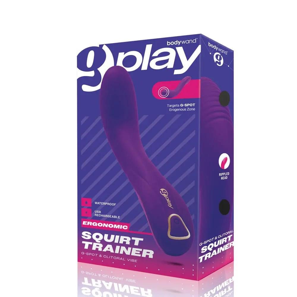 Bodywand G-Play Ergonomic Squirt Trainer -  19 cm USB Rechargeable Vibrator Bodywand Discreet Intimate Essentials.