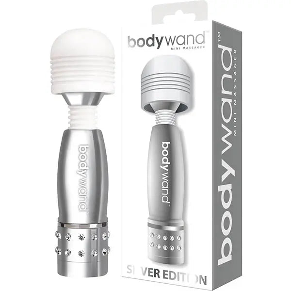 Shop affordable quality Bodywand Mini - Silver Mini Massager Wand - Discreet Intimate Essentials - VIBRATORS - Bodywand