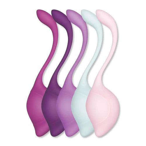 Bodywand Squeeze 5pc Teardrop Kegel Set - Weighted Kegel Set - 5 Piece Kit Bodywand Discreet Intimate Essentials.