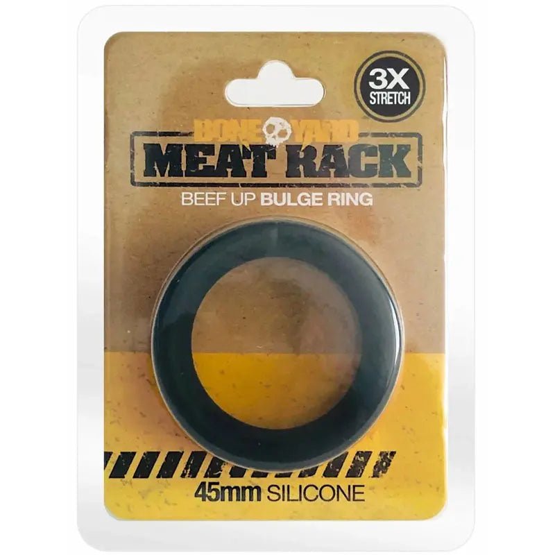 Shop affordable quality Boneyard Meat Rack Beef Up Bulge Ring - 45 mm Silicone Cock Ring - Discreet Intimate Essentials - COCK RINGS - C1 Releasing
