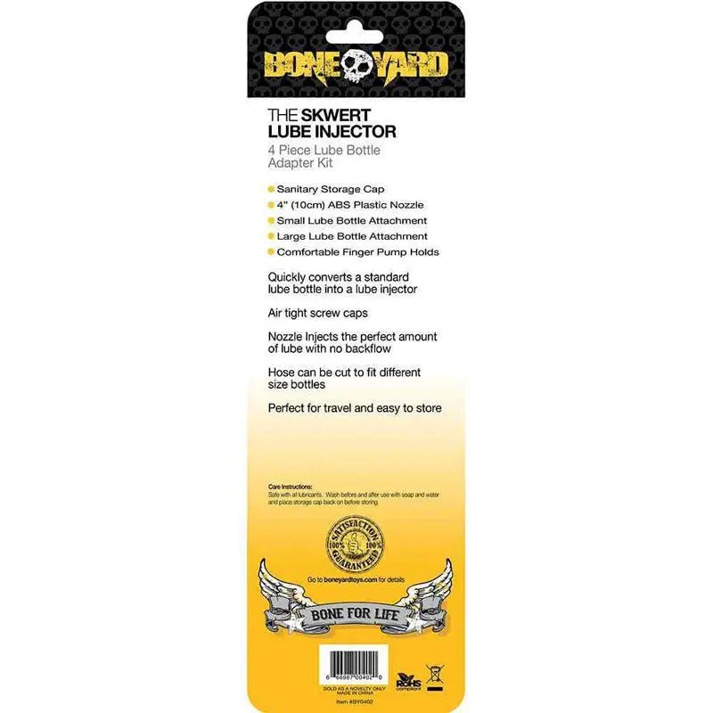 Shop affordable quality Boneyard Skwert Lube Injector - Lube Injector for Bottles - Discreet Intimate Essentials - LOTIONS & LUBES - C1 Releasing