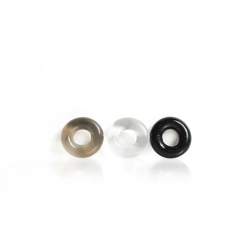 Boneyard Triple Play Cock Rings - 3 Pack C1 Releasing Discreet Intimate Essentials.