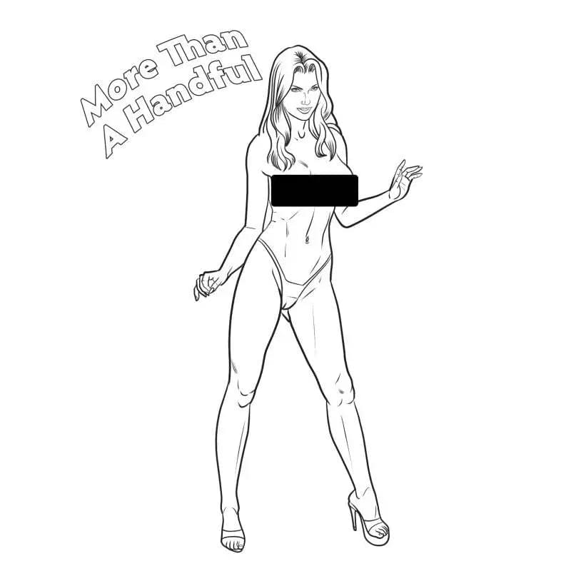 Boobs Boobs Boobs Colouring Book Wood Rocket Discreet Intimate Essentials.