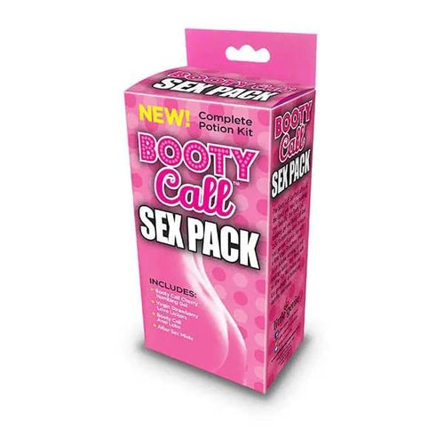 Booty Call Sex Pack - Complete Lotion Kit - 4 Piece Set Little Genie Discreet Intimate Essentials.