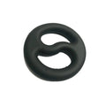 Brutus Yin Yang Silicone Cock and Ball Duo Ring Brutus Discreet Intimate Essentials.