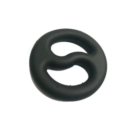 Brutus Yin Yang Silicone Cock and Ball Duo Ring Brutus Discreet Intimate Essentials.