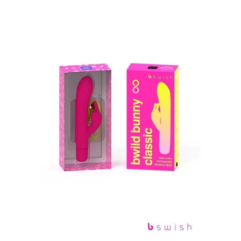 Bwild Bunny Classic Infinite Sunset Pink Bswish Discreet Intimate Essentials.