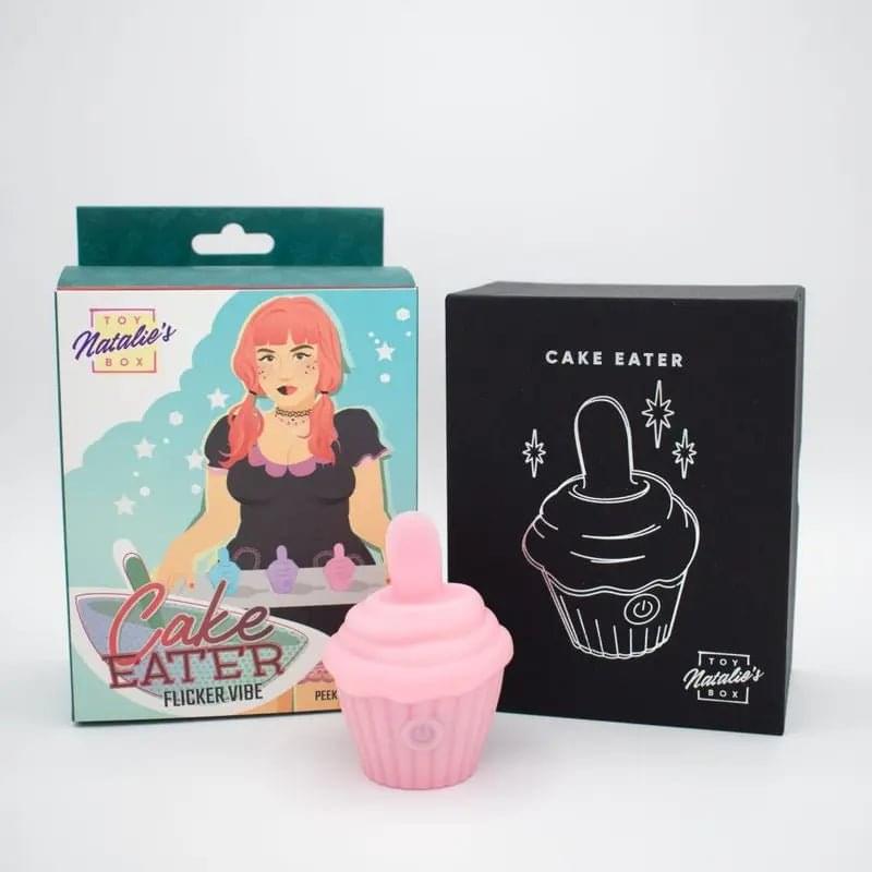 Cake Eater Clit Flicker Stimulator Pink Natalies Toy Box Discreet Intimate Essentials.