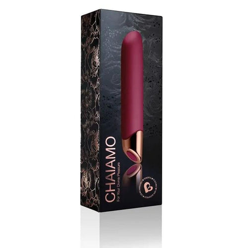 Chaiamo Rechargeable Burgundy Rocks Off Discreet Intimate Essentials.