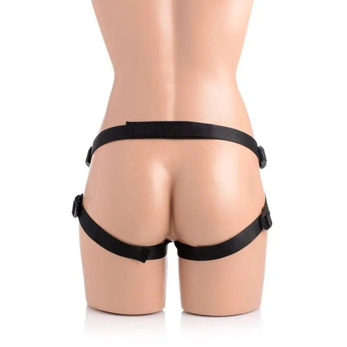 Charmed 7.5in Silicone Dildo w Harness Flesh Strap U Discreet Intimate Essentials.