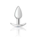 Cheeky Charms Silver Anchor Butt Plug w Clear and Pink Jewel Kit Cheeky Charms Discreet Intimate Essentials.