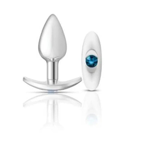Cheeky Charms Silver Anchor Butt Plug w Clear and Pink Jewel Kit Cheeky Charms Discreet Intimate Essentials.