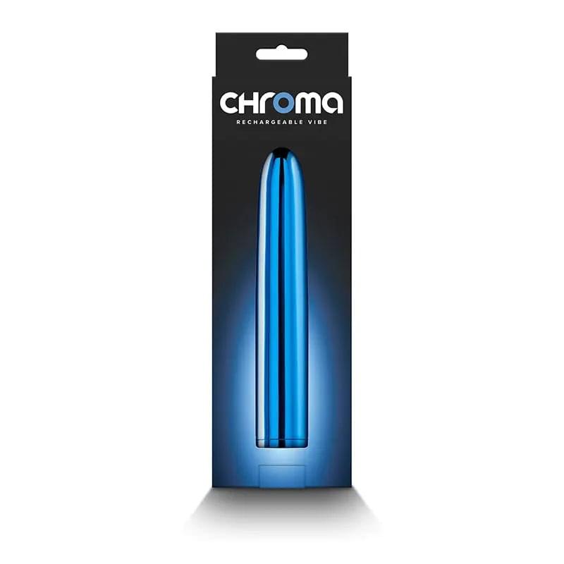 Chroma -  - Metallic  17 cm USB Rechargeable Vibrator NS Novelties Discreet Intimate Essentials.
