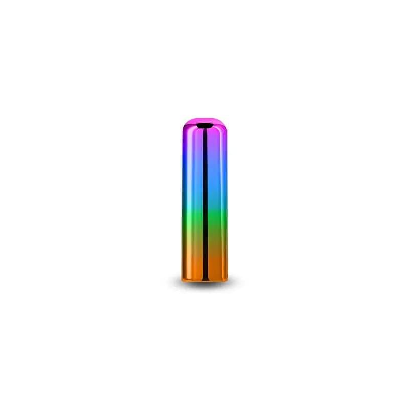 Chroma Rainbow - Small - Metallic Rainbow 6.8 cm USB Rechargeable Bullet NS Novelties Discreet Intimate Essentials.