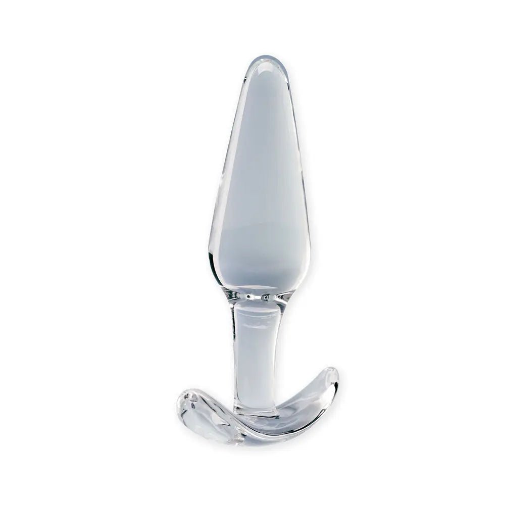 Shop affordable quality Clarity - Utopian Floret - 11 cm Glass Butt Plug - Discreet Intimate Essentials - GLASS TOYS - Creative Conceptions