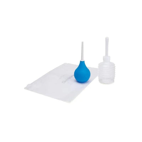 CleanScene 4 Piece Travel Bulb Douche Set - 90 ml Capacity with Bonus 150 ml Travel Douche Xgen Products Discreet Intimate Essentials.