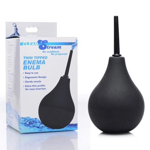 CleanStream Thin Tip Silicone Enema Bulb -  Unisex Douche XR Brands Discreet Intimate Essentials.