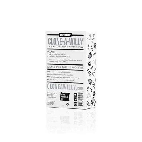 Clone A Willy Kit Molding Powder Refill 85g Box Clone a Willy Discreet Intimate Essentials.