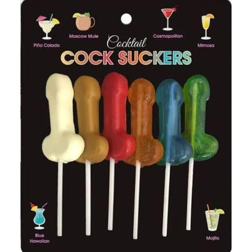 Cocktail Cock Suckers 6 Pc Kheper Games Discreet Intimate Essentials.