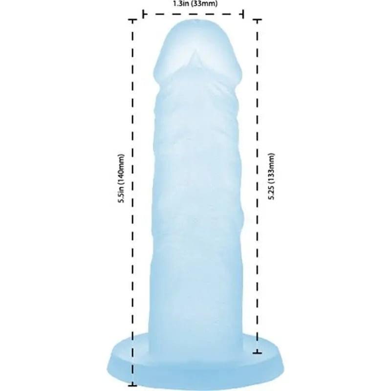 Cocktails Dildo Blue Lagoon 5.5in Addiction Discreet Intimate Essentials.