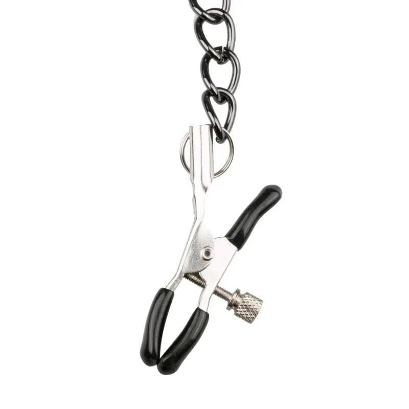 Collar With Nipple Chains Fetish Collection Discreet Intimate Essentials.
