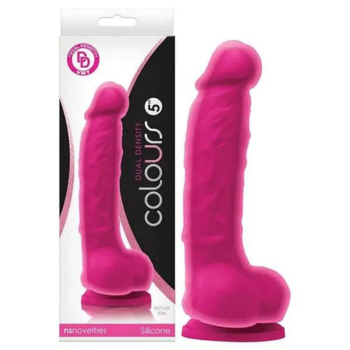 Colours Dual Density - 5'' Dong -  12.7 cm Dong NS Novelties Discreet Intimate Essentials.
