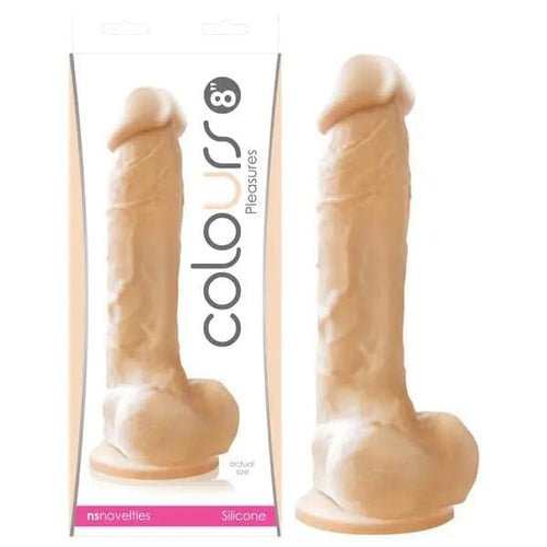 Colours - Pleasures -  20.3 cm (8'') Dong NS Novelties Discreet Intimate Essentials.