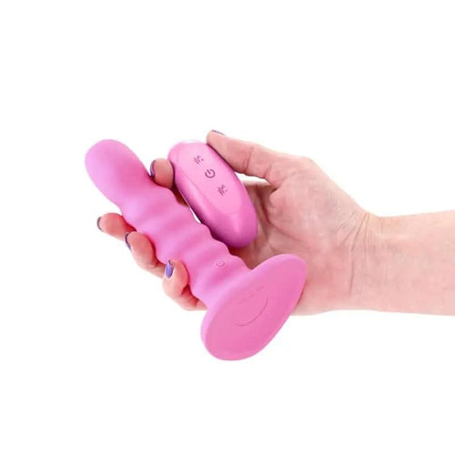 Colours Ribbed - 5'' Vibrating Dildo -  -  14.5 cm USB Rechargeable Vibrating Dildo with Wireless Remote NS Novelties Discreet Intimate Essentials.