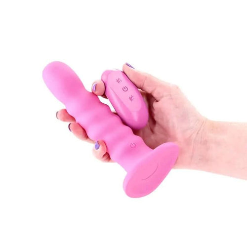 Colours Ribbed - 6'' Vibrating Dildo -  -  16.5 cm USB Rechargeable Vibrating Dildo with Wireless Remote NS Novelties Discreet Intimate Essentials.