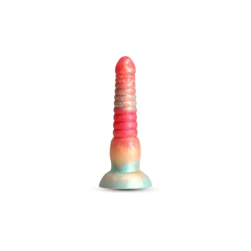 Colours Stacked - 6'' Dildo - Red/Gold - Red/Gold 16 cm Fantasy Dildo NS Novelties Discreet Intimate Essentials.