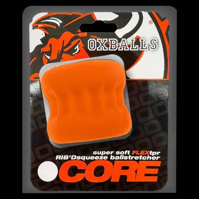 Core Grip Squeeze Ball Stretcher Orange Ice OxBalls Discreet Intimate Essentials.