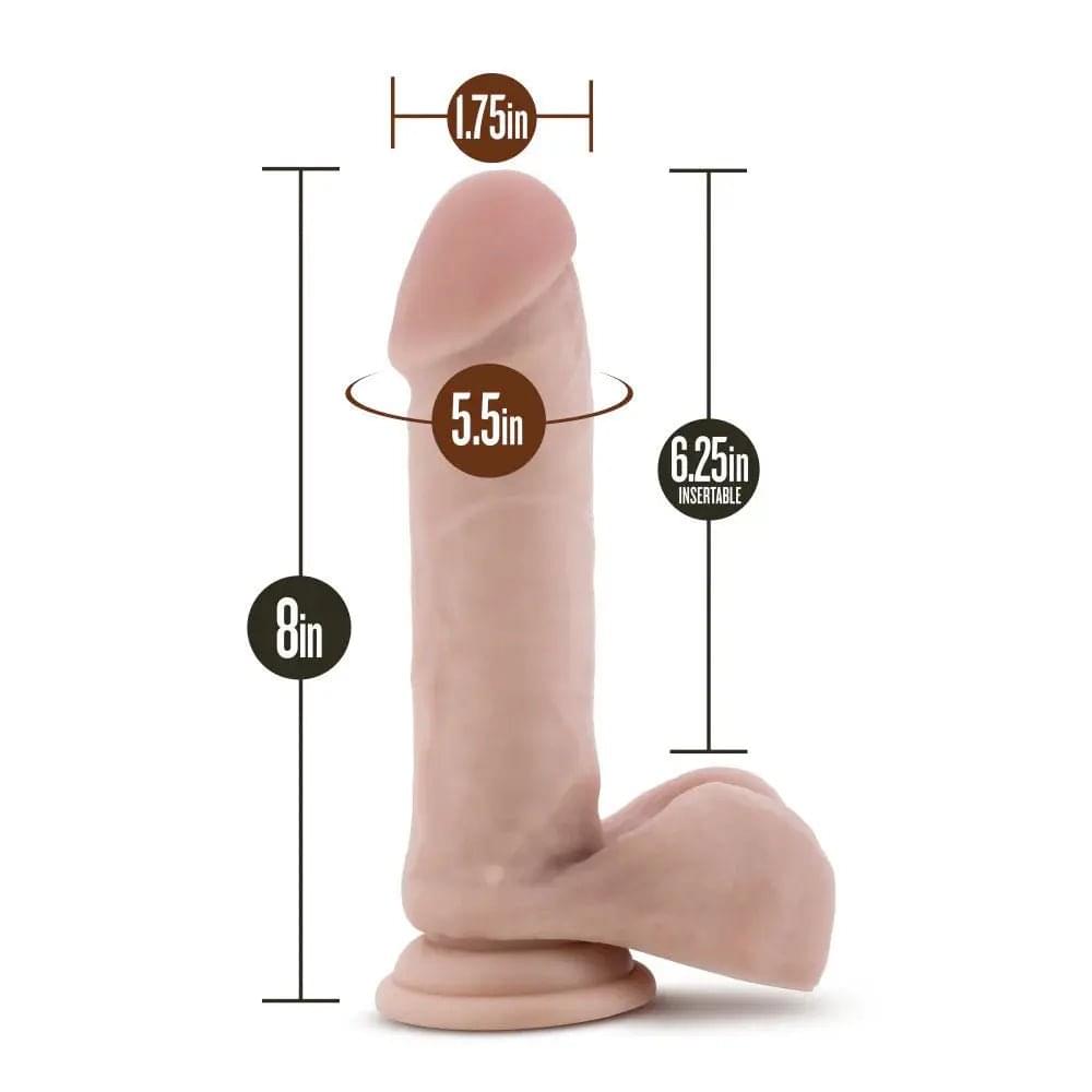 Coverboy - Cowboy -  20.3 cm (8'') Dong Blush Novelties Discreet Intimate Essentials.