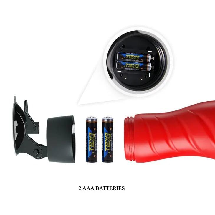CRAZY BULL DELIA Vibrating Stroker -  Vibrating Vagina Stroker with Suction Base Crazy Bull Discreet Intimate Essentials.