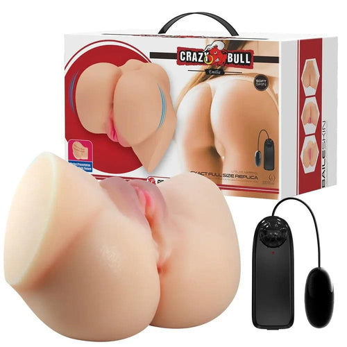 CRAZY BULL EMILIA Vibrating Torso -  Vibrating Torso Masturbator Crazy Bull Discreet Intimate Essentials.