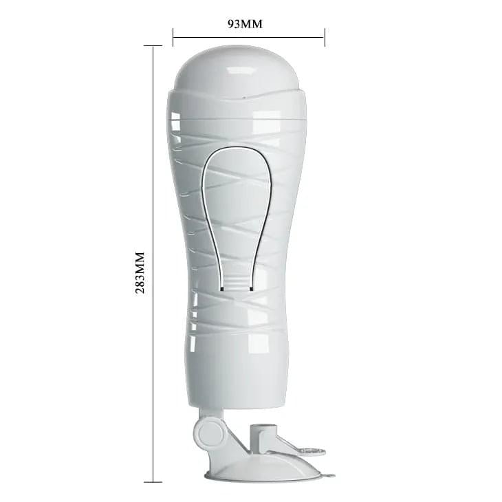 CRAZY BULL FLORA Vibrating Stroker -  USB Rechargeable Vibrating Squeezeable Vagina Stroker with Suction Base Crazy Bull Discreet Intimate Essentials.