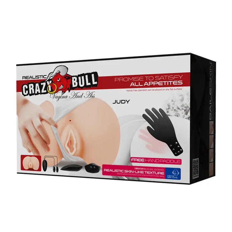 Shop affordable quality CRAZY BULL JUDY Vibrating Doggy Torso - Vibrating Doggy-Style Masturbator - Discreet Intimate Essentials - MASTURBATORS - Crazy Bull