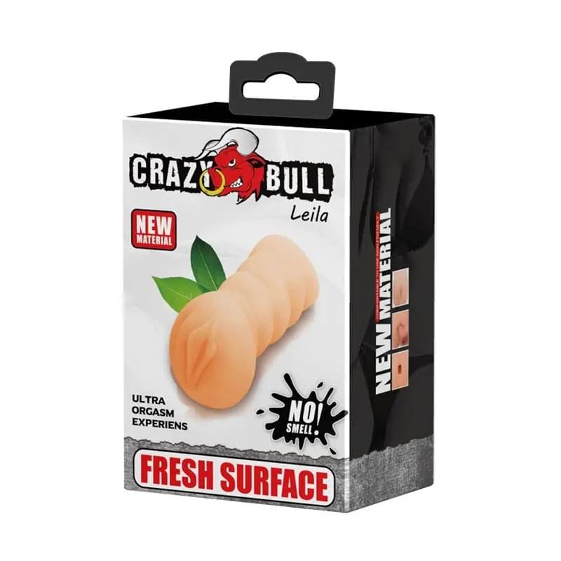 CRAZY BULL LEILA Vagina Stroker -  Vagina Stroker Crazy Bull Discreet Intimate Essentials.