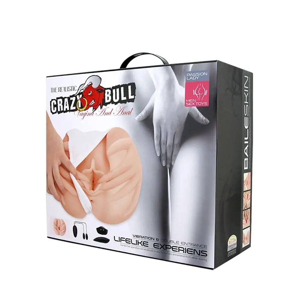 CRAZY BULL Vibrating Spread Torso -  Vibrating Spread Torso Masturbator Crazy Bull Discreet Intimate Essentials.