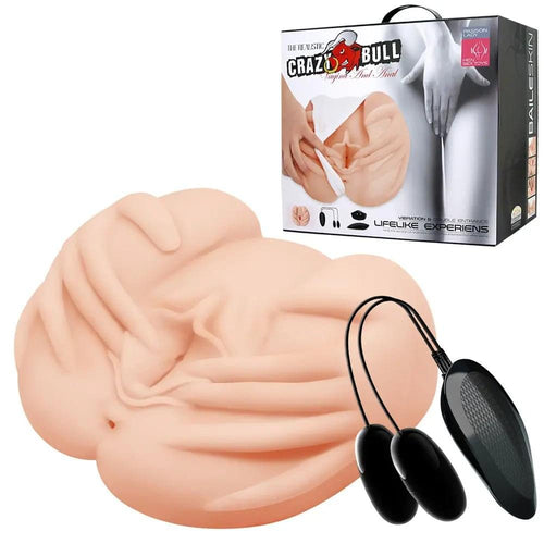 CRAZY BULL Vibrating Spread Torso -  Vibrating Spread Torso Masturbator Crazy Bull Discreet Intimate Essentials.
