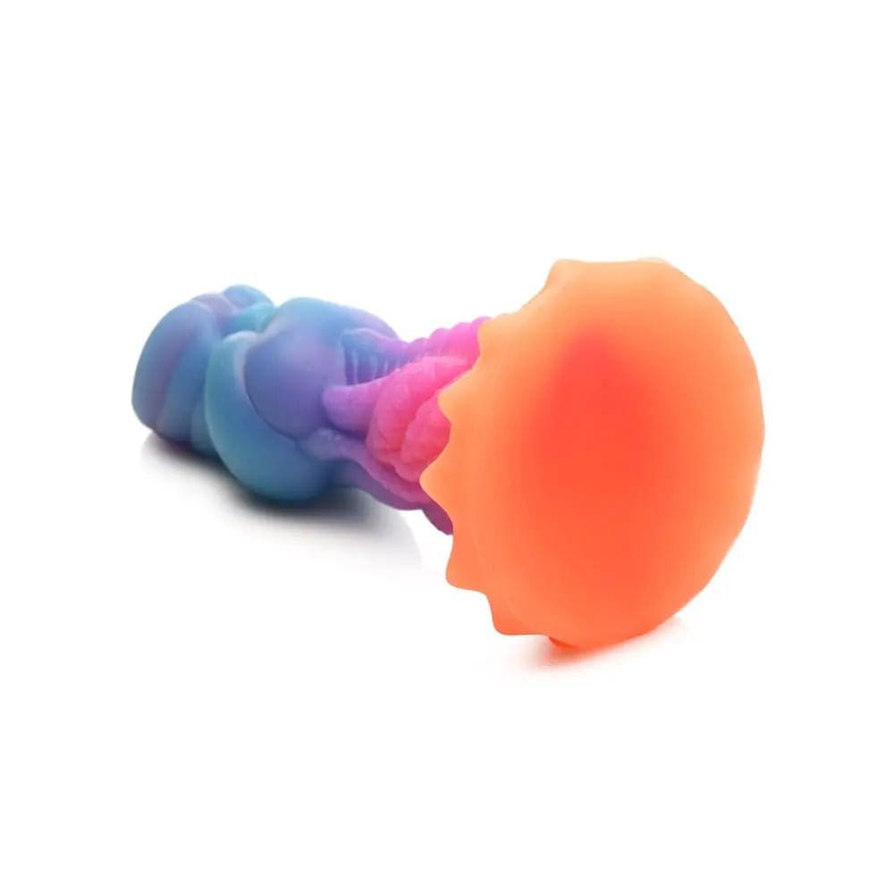 Creature Cocks Aqua-Cock - Glow in Dark Multi- 19.3 cm Fantasy Dildo XR Brands Discreet Intimate Essentials.