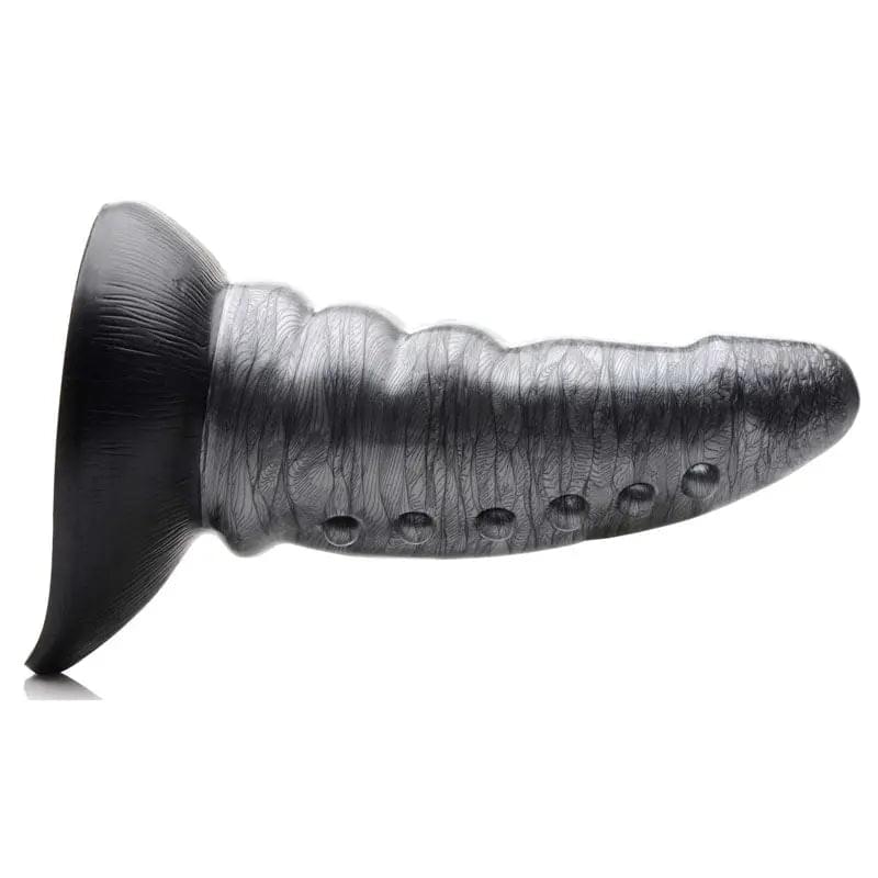 Creature Cocks Beastly Tapered Bumpy Silicone Dildo - Silver 21 cm Bumpy Dildo XR Brands Discreet Intimate Essentials.