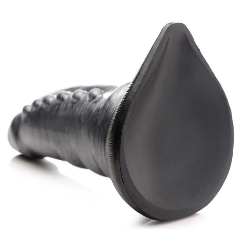 Shop affordable quality Creature Cocks Beastly Tapered Bumpy Silicone Dildo - Silver 21 cm Bumpy Dildo - Discreet Intimate Essentials - DONGS - XR Brands