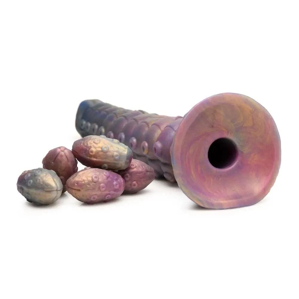 Creature Cocks Deep Invader - Multi-Coloured 22.9 cm Ovipositor Fantasy Dildo XR Brands Discreet Intimate Essentials.