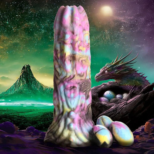 Creature Cocks Dragon Spawn - Multi- 18.5 cm Ovipositor Fantasy Dildo XR Brands Discreet Intimate Essentials.