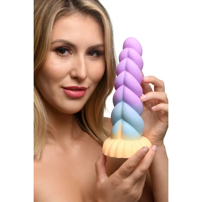 Shop affordable quality Creature Cocks Mystique Silicone Unicorn Dildo - 21 cm Fantasy Dildo - Discreet Intimate Essentials - DONGS - XR Brands