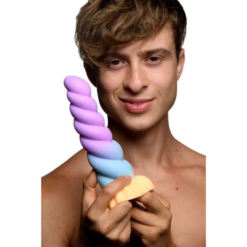 Shop affordable quality Creature Cocks Mystique Silicone Unicorn Dildo - 21 cm Fantasy Dildo - Discreet Intimate Essentials - DONGS - XR Brands