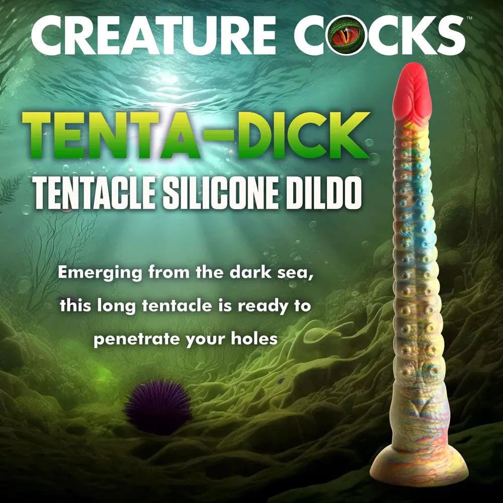 Creature Cocks Tenta-Dick - Multi- 32 cm Tentacle Fantasy Dildo XR Brands Discreet Intimate Essentials.